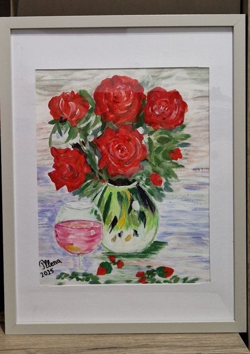 Vând picturi acrilice/ulei pe pânză sau canvas