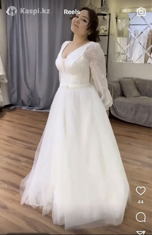 Продам Свадебное платье 48-52 размер