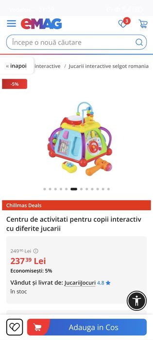 Vând jucărie interactiva pentru copii
