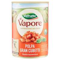 кубчета домати VALFRUTTA консерва 400гр внос Италия