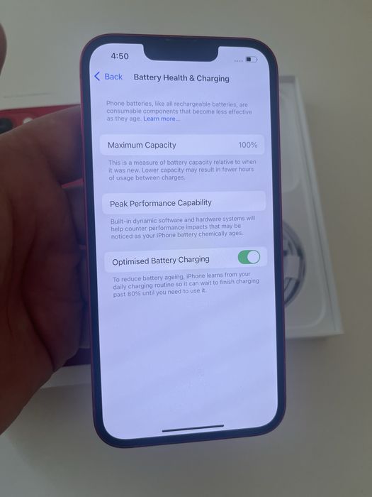 Iphone 13 128GB 100% bat