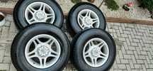 Set jante aliaj cu cauciucuri vara noi R16 mitsubishi pajero