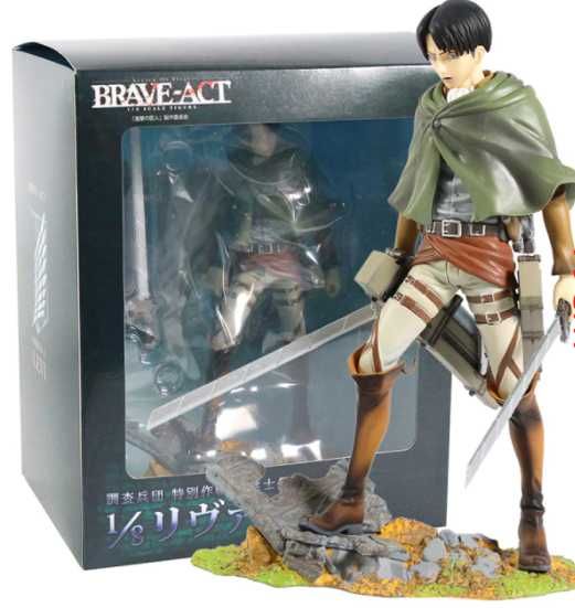 Figurina Attack on Titan Levi Ackerman Anime 19 cm