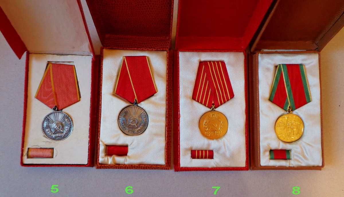 DECORATII, Ordine, Medalii comuniste din perioada RPR si RSR, militare