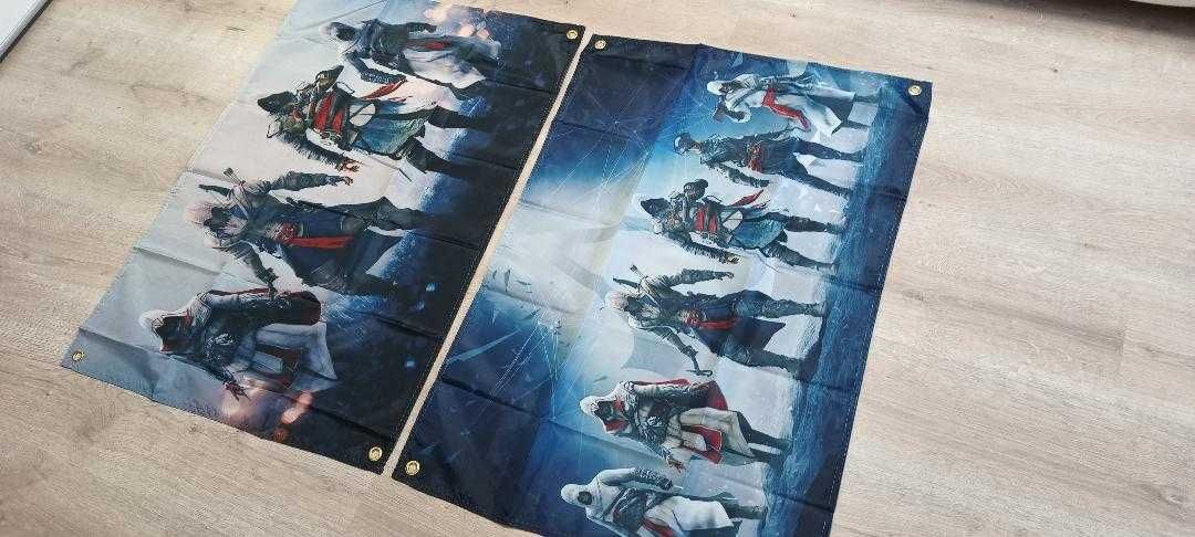 ASSASSIN CREED - steag 60/90 cm decor , gaming, Fanflag