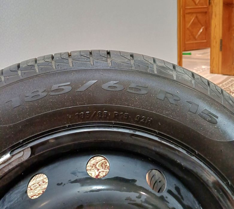 Штампованные диски 4х100 R 15 +шины