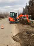 Inchiriem miniexcavator 2.7t sapaturi santuri fundatii beci apa gaz