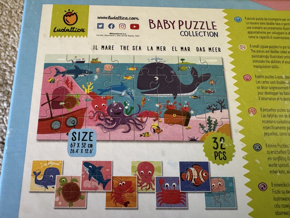 Baby Puzzle, 9 in 1, 2ani+
