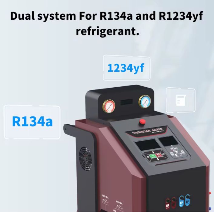 Statie incarcare freon auto dual r134/r1234yf Full Automat Noua