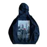 Hanorac Tommy Jeans negru cu print marimea M
