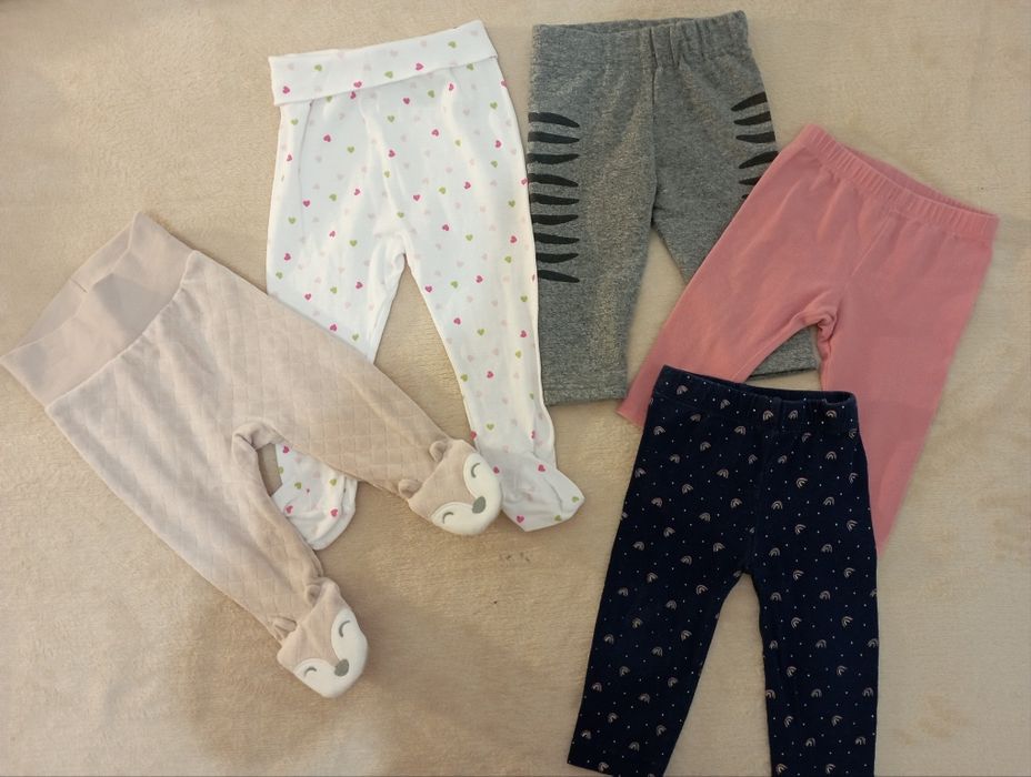 Lot haine fetiță mărimea 62-68 (3-6 luni), 36 piese