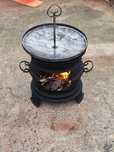 Disc grill otel gratar  ceaune  fonta  soba model pirostrie