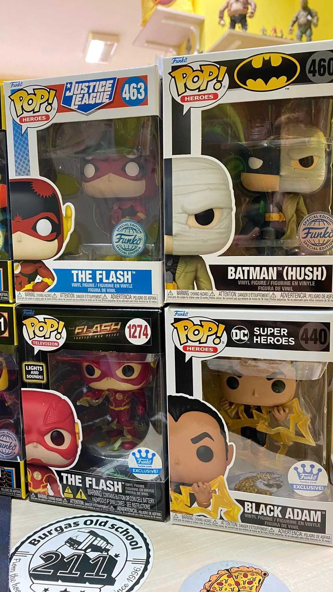 Funko pop фигурки Limited Edition, Exclusives Batman, The Flash