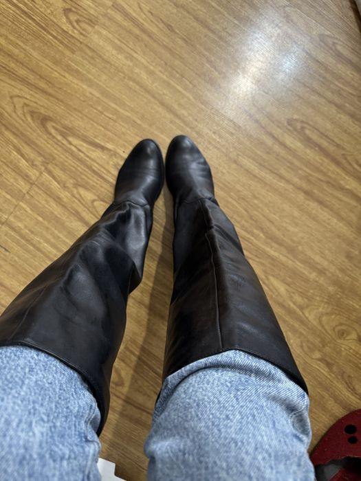 Сапоги  basconi кожаная