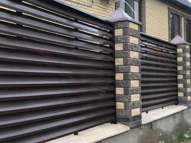 Забор жалюзи от производителя