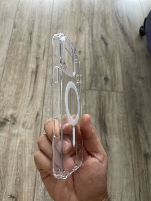 Husa transparenta silicon MagSafe iPhone 16/16 Pro/16 Pro Max /16 Plus