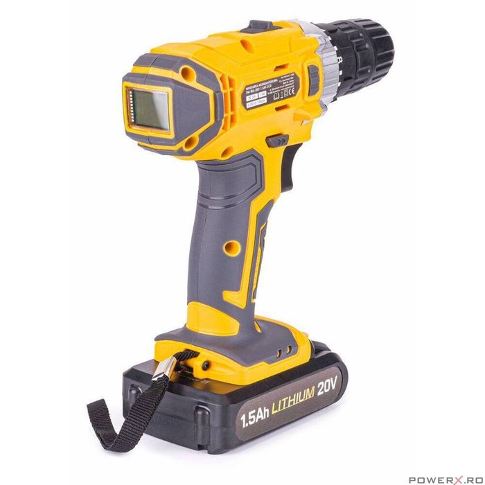 Filetanta afisaj LCD 2, acumulatori 20V1.5Ah, bormasina pentru gaurit,