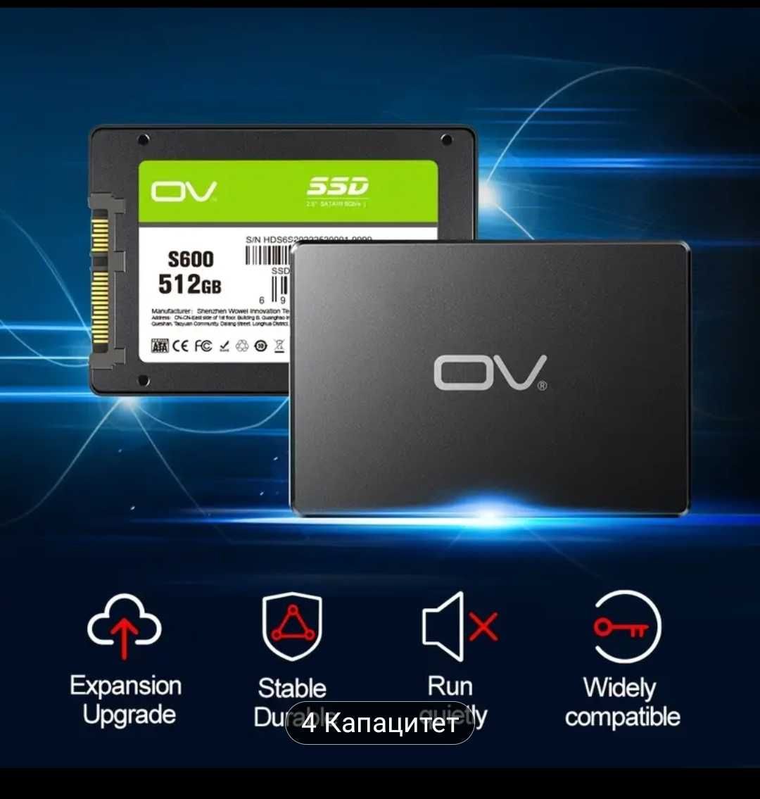 128 GB 2.5" SATA 3 , SSD хард диск за лаптоп или компютър