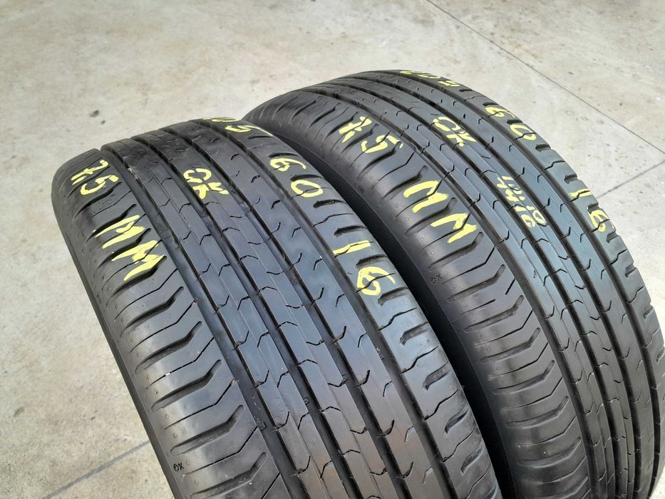 Set 4 anvelope de vara 205 60 16 continental ecocontact 5 cu 7,5 mm
