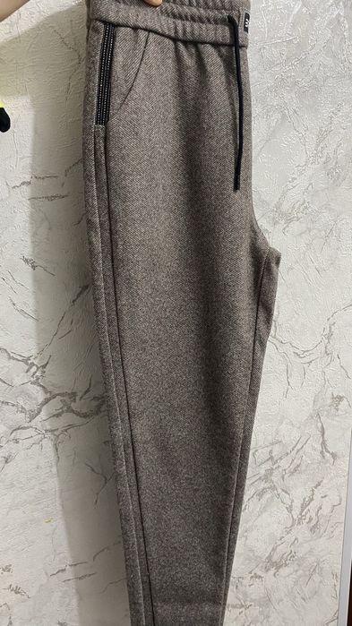 Новые теплые зимние брюки из драп, размер 46