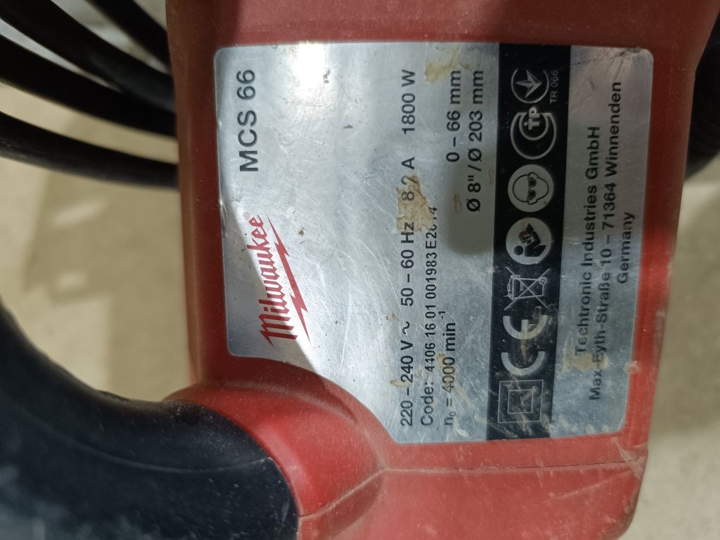 Circular Milwaukee MCS66
