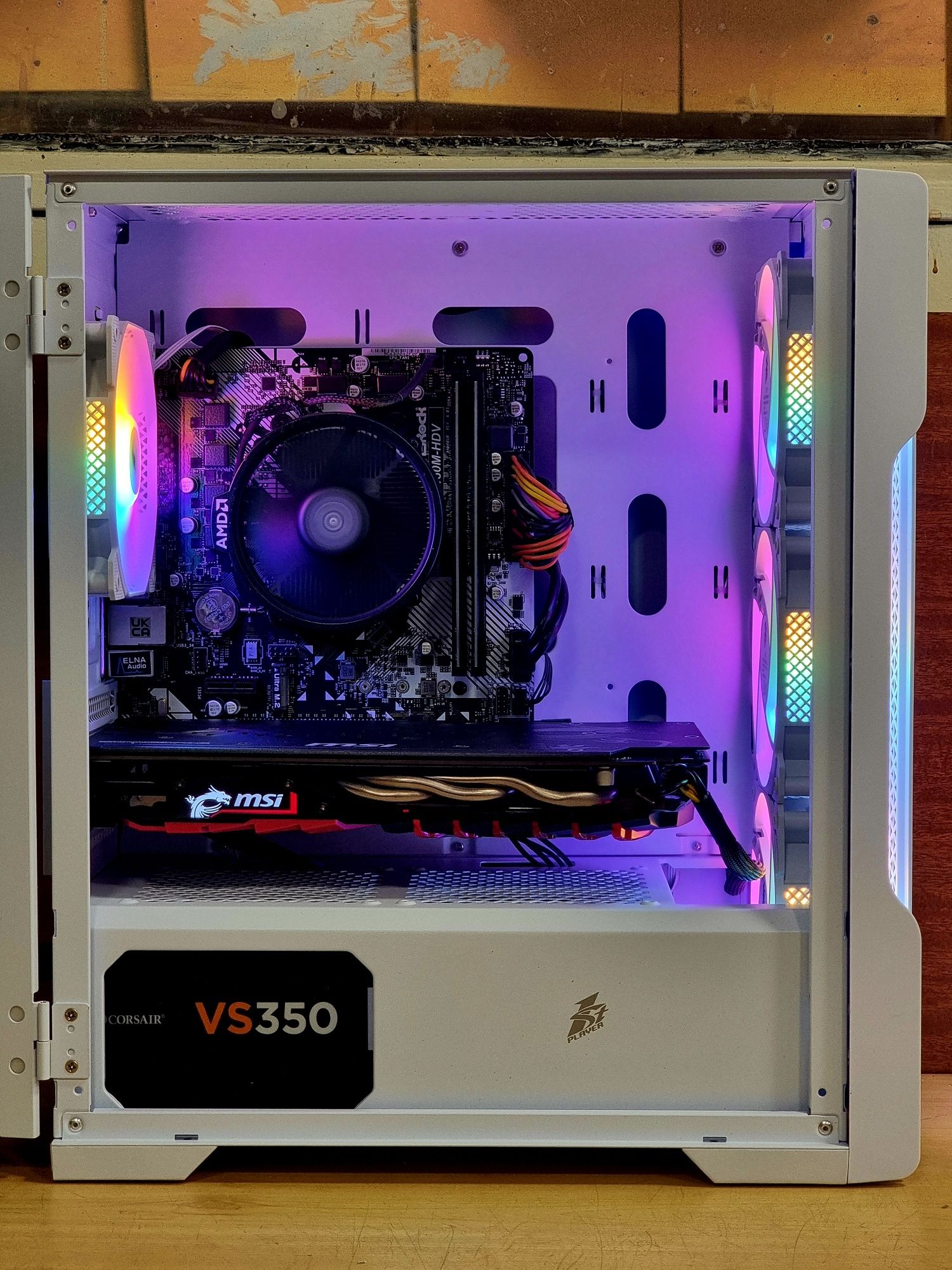 Геймърски Компютър/Ryzen 5 2600x/16GB RAM/SSD-512GB/GTX 1060 6GB