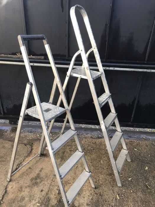 Стълби алуминиеви 150кг работна маса