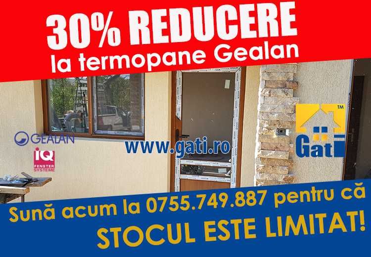 Termopane Gealan cu 30%REDUCERE în Speriețeni, DB. Cere oferta gratuit