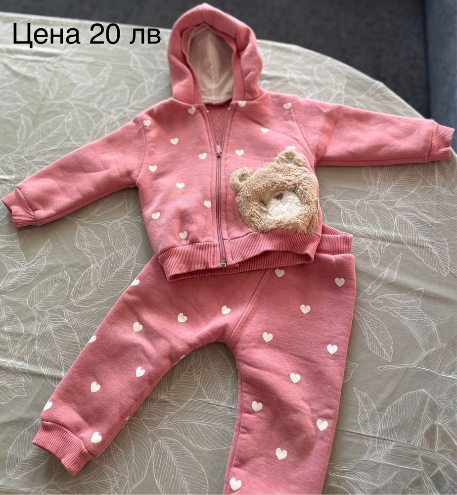 Продавам компелти за момиче размер 74-80 сезон есен зима