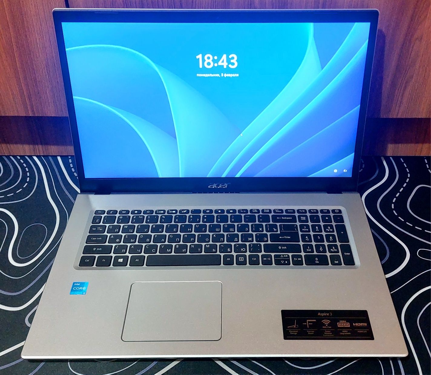 Aser Aspire 3 cor I 3 11 ген Silver!