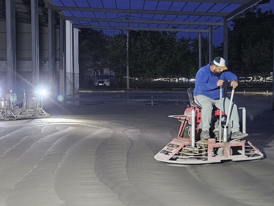 Turnari beton finisat mecanic elicopterizat