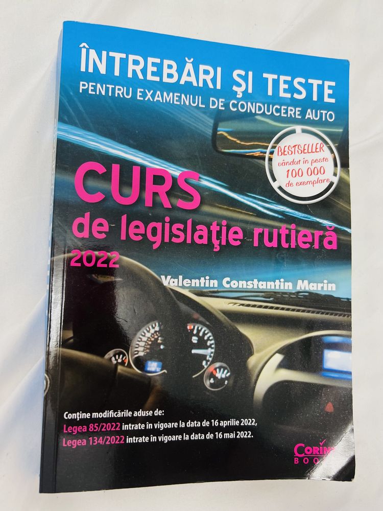 Carte de legislație rutiera + chestionare 2022