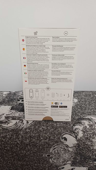 Vand incuietoare inteligenta Yale Linus L2 + Cilindru ajustabil Linus