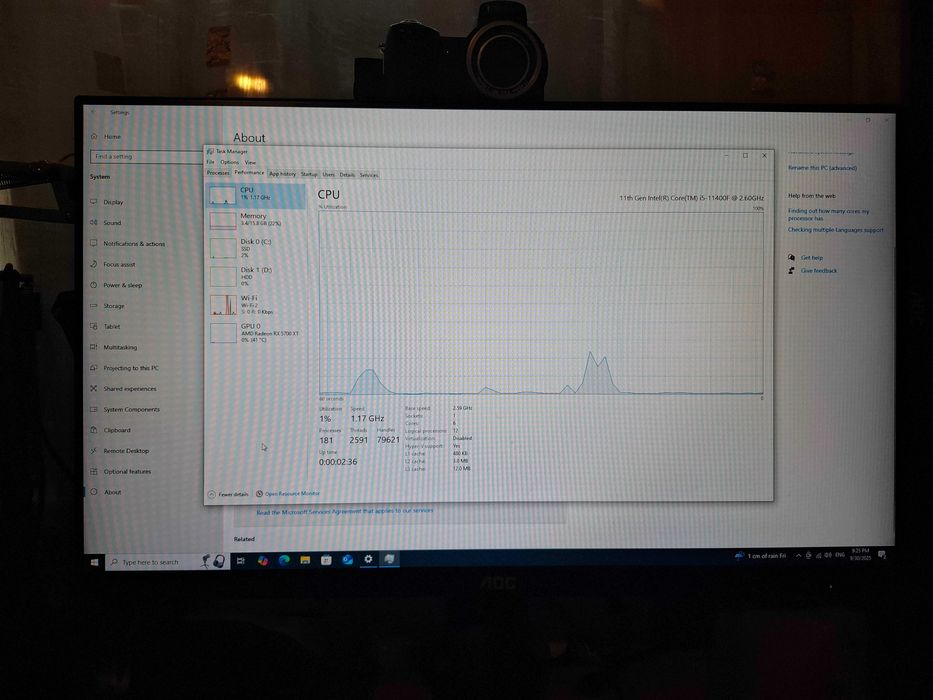 Геймърски компютър с Windows готов за 1080p/1440p