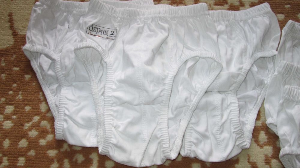 Детски слипчета памук нови 6-7 г.