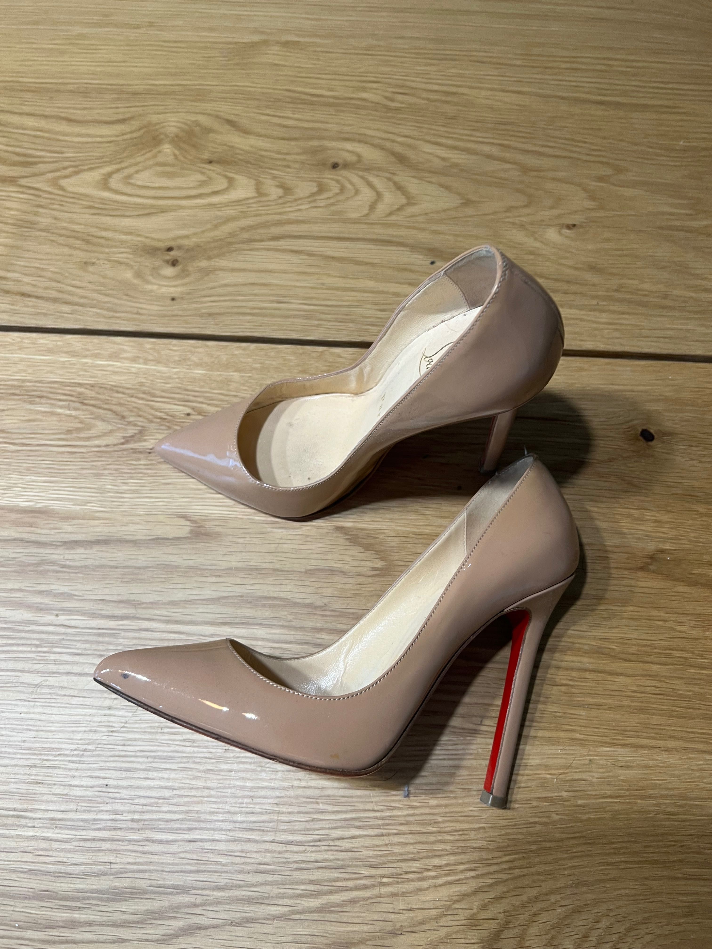 Christian Louboutin Pigalle 120 mm Patent Leather - Size 34.5
