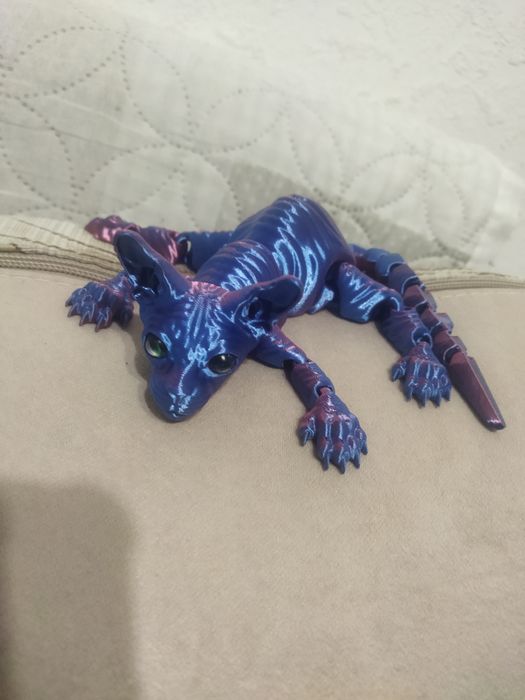 3D принтирана котка играчка