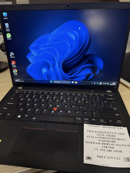 Amanet Royal: Lenovo Thinkpad T14s/ I7 1365u 12 cpu/ 16gb Ram/1TB Ssd