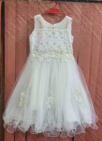 Платье бальное белое