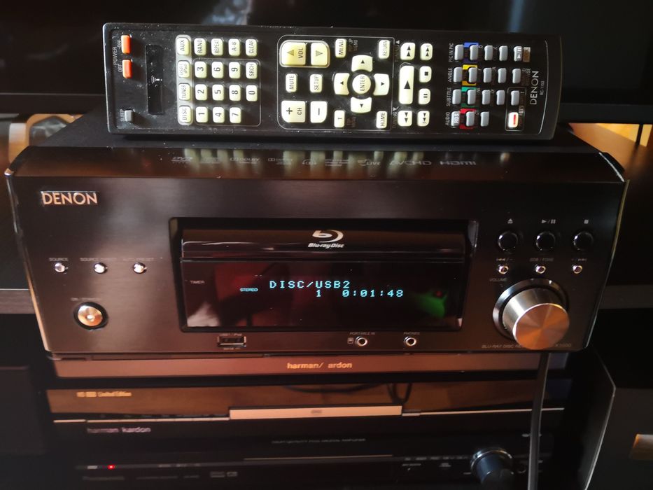 Receiver Denon blu ray 2x70 w