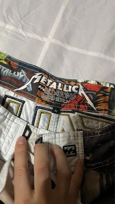 Pantaloni scurti metallica limited edition