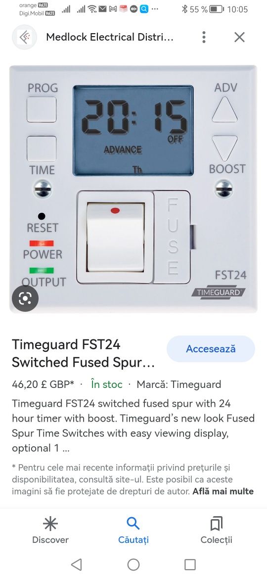 Programator digital  timeguard fst24