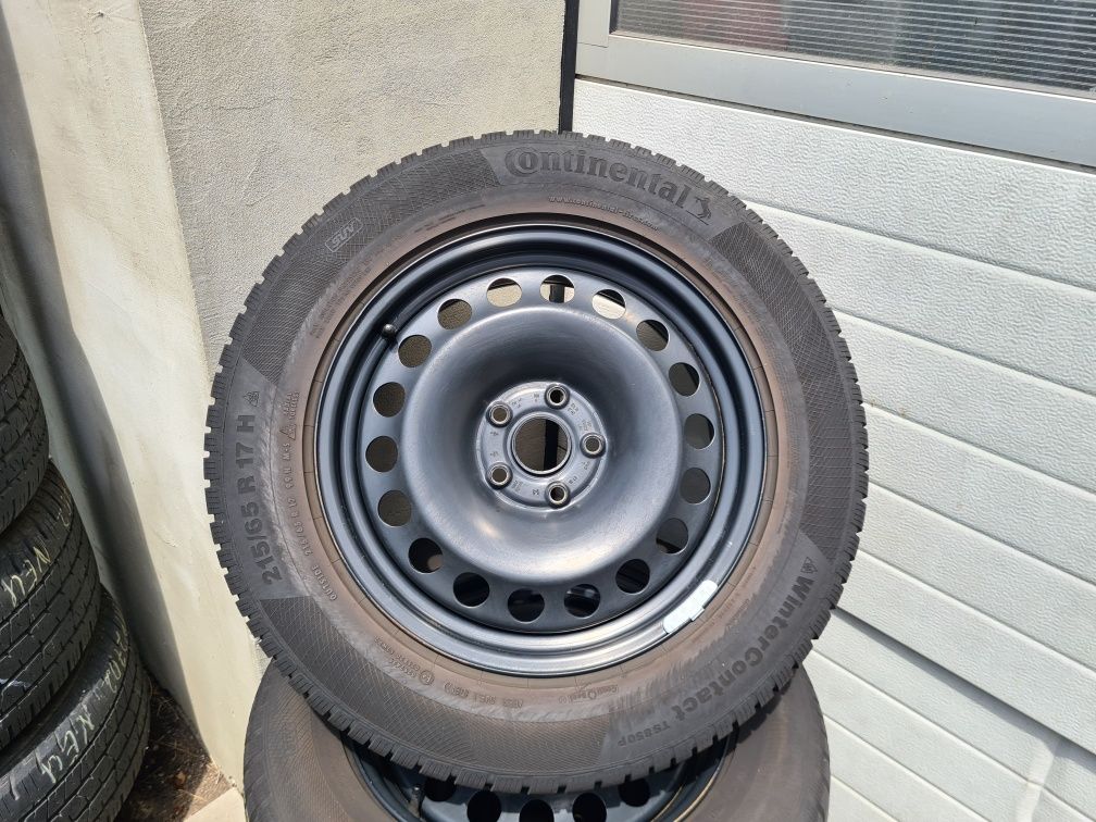 Roti complete 215/65R17,Vw Tiguan/T-Roc,Skoda Karoq, AudiQ3,Seat Ateca