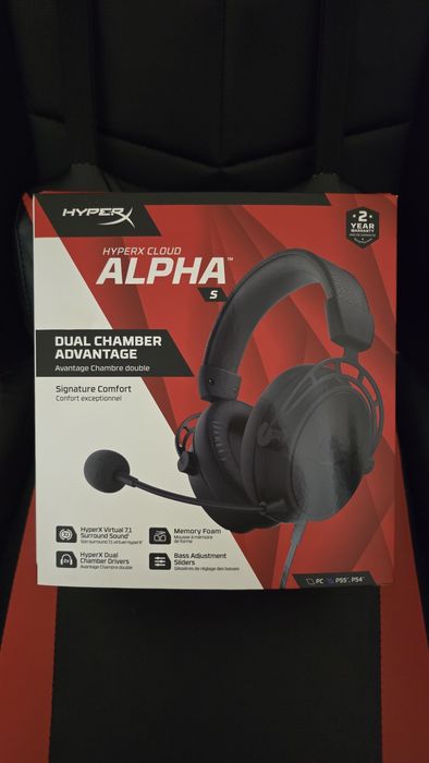 Игровые наушники hyperx cloud alpha s