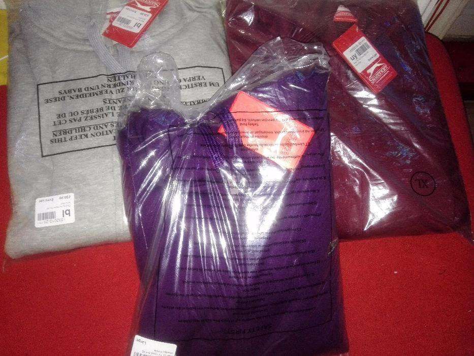 HANORAC SLAZENGER cu gluga si fermoar marimea XL culoare GRI