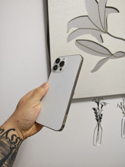 iPhone 13 Pro Max Silver 96%Bat Stare foarte buna totul original