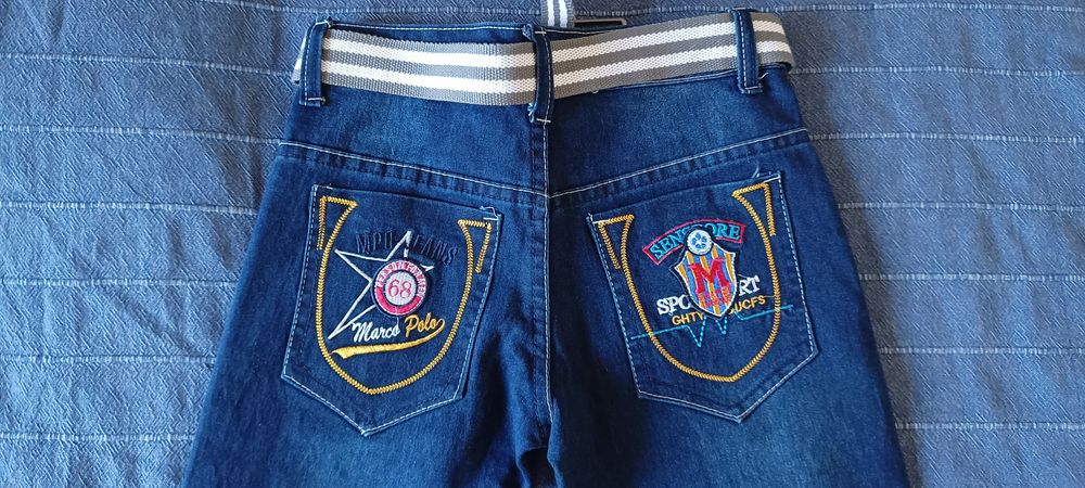 Pantalon blugi mas 24, aprox 6 ani, noi
