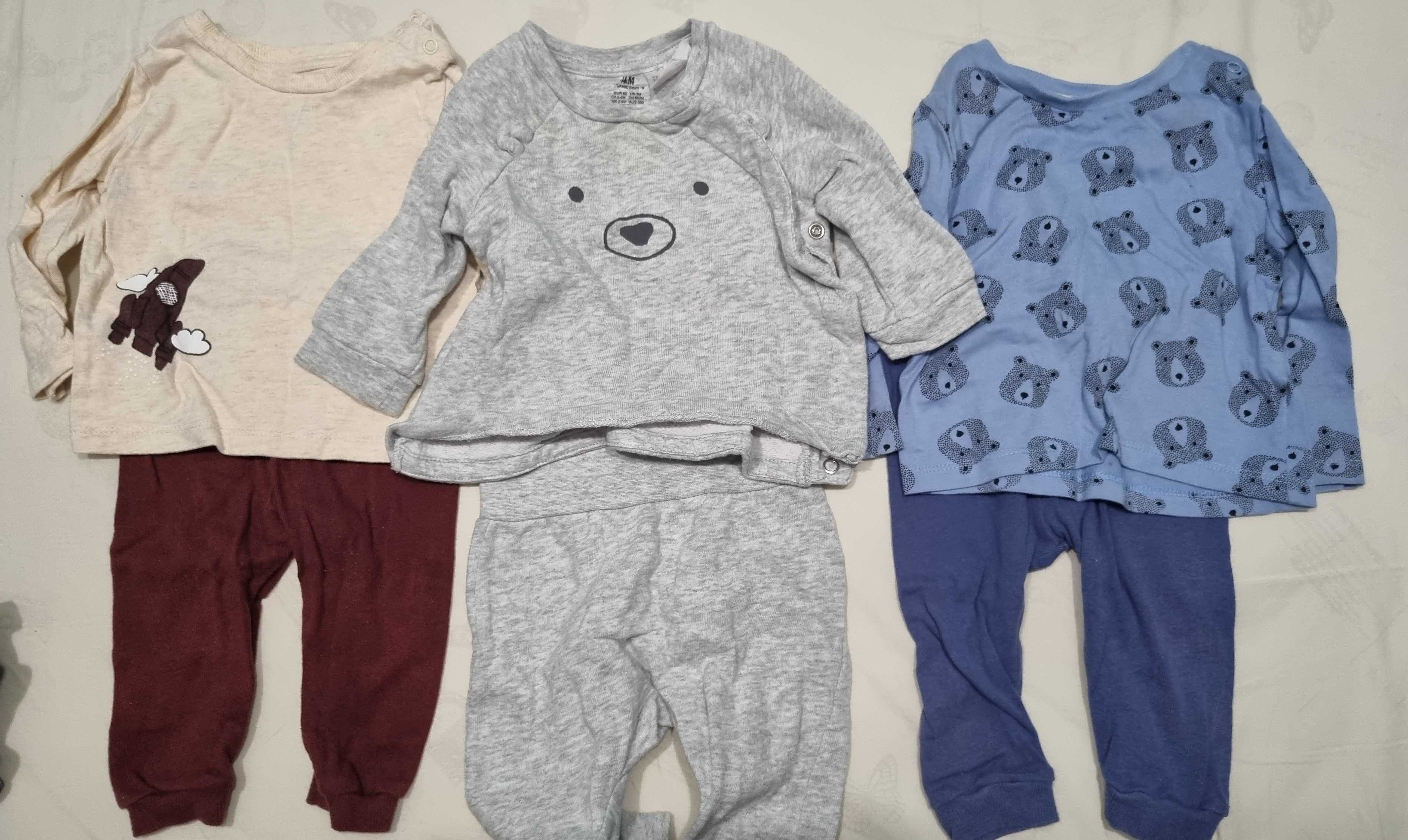Lot haine toamna-iarna bebe 2-6 luni (62-68)