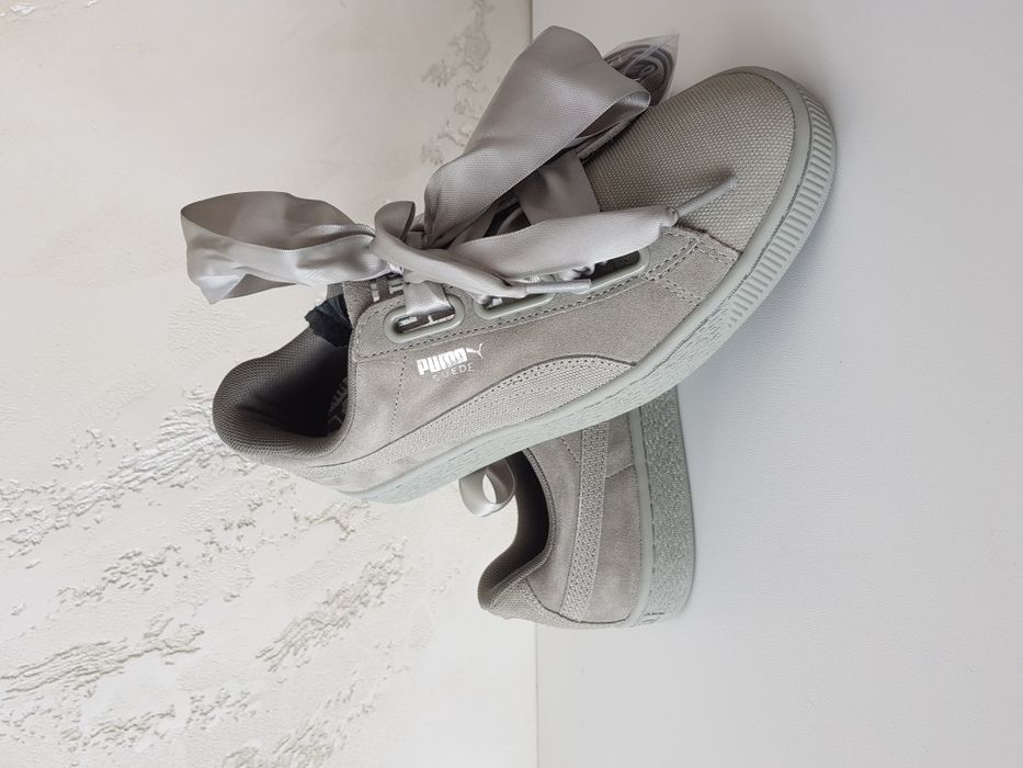 Adidasi Puma Suede Heart Pebble 365210 02 Originali