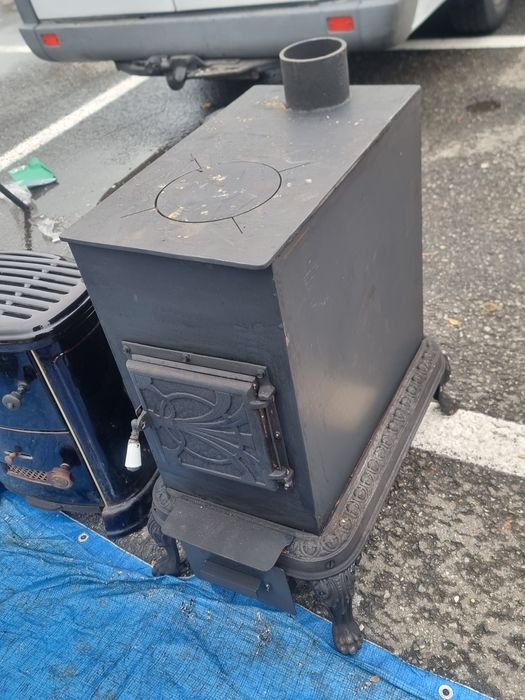 Soba din tabla 2.5 mm +caramida semineu